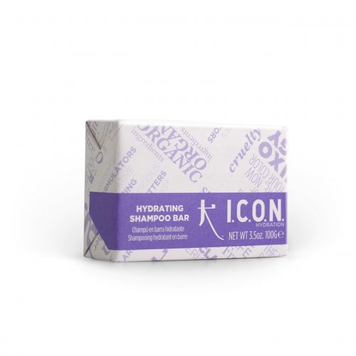 I.C.O.N. Hydrating Shampoo Bar Drėkinamasis kietasis plaukų šampūnas 100g