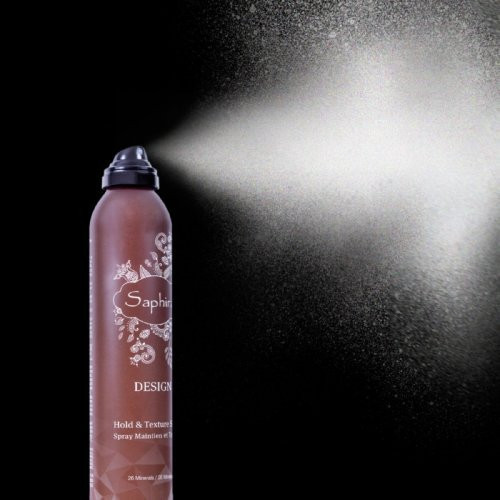 Saphira Design Mineral Hold & Texture Hair Spray Lakas plaukams su Negyvosios jūros mineralais 221ml