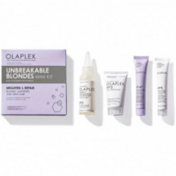 Olaplex Unbreakable Blondes Mini Kit Plaukų priežiūros rinkinys šviesiaplaukėms