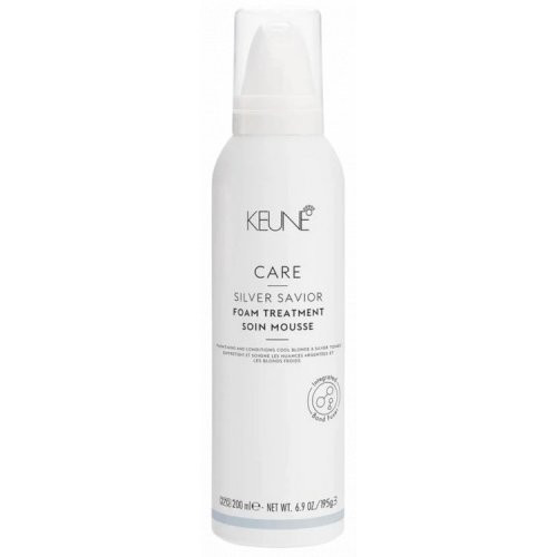 Keune Silver Savior Foam Treatment Kondicionuojančios putos šalto plaukų atspalvio išlaikymui 200ml