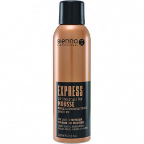 Sienna X Express Q10 Tinted Self Tan Mousse Savaiminio įdegio putos 200ml