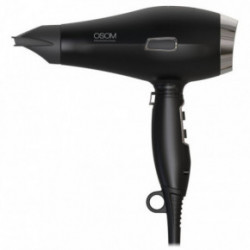 OSOM Professional Matte Black Hair Dryer Matinis plaukų džiovintuvas Juodas