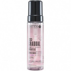 Sienna X Gradual Clear Self Tan Water Mousse Läbipaistev järkjärguline isepruunistav vaht 190ml