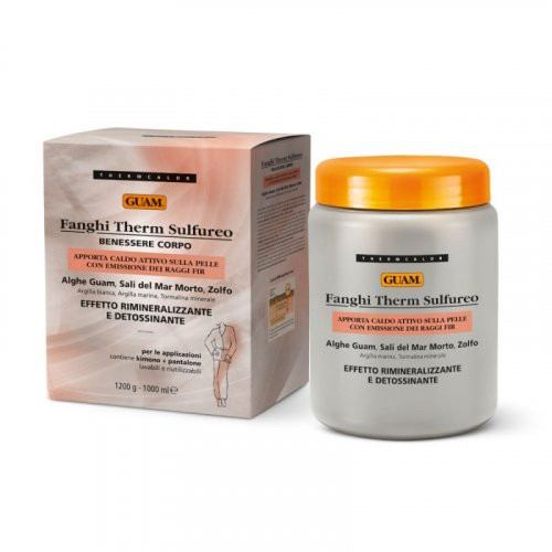 Guam Therm Sulfureo Cream-Mask Termoaktyvi kaukė kūnui iš dumblių 1200g