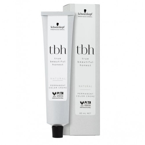 Schwarzkopf Professional TBH True Beautiful Honest Permanent Color Creme Permanentiniai plaukų dažai 60g