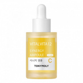 TONYMOLY Vital Vita 12 Synergy Ampoule Šviesinamoji veido odos priemonė 30ml