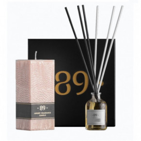 Aromatic 89 Home Fragrance & Perfumed Candle Set Namų kvapo ir palmių vaško žvakės rinkinys Blue Nightingale (Elite)