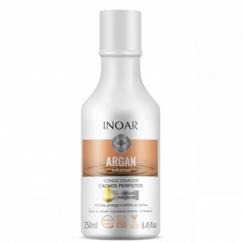 Inoar Argan Infusion Perfect Curls Conditioner Kondicionierius tobuloms garbanoms 250ml