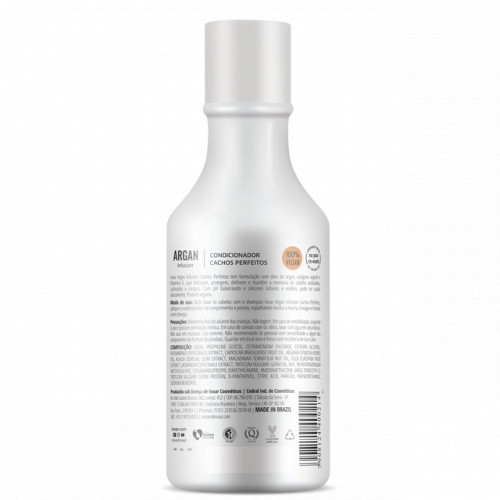 Inoar Argan Infusion Perfect Curls Conditioner Kondicionierius tobuloms garbanoms 250ml