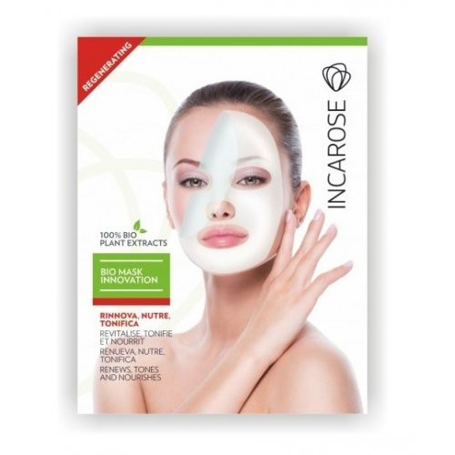 Incarose Regenerating Sheet Mask Atkuriamoji lakštinė veido kaukė 17ml