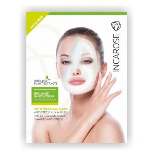 Incarose Antistress Sheet Mask Lakštinė veido kaukė su dumbliais 17ml