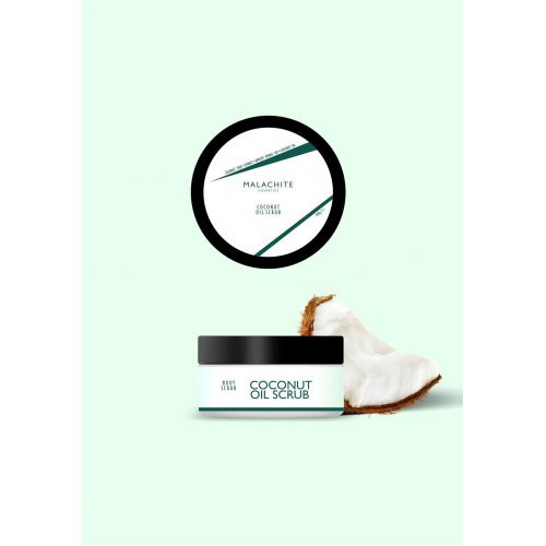 Malachite Cosmetics Coconut Oil Scrub Kokosinis kūno šveitiklis 200g