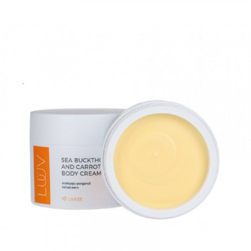 Luuv Sea Buckthorn And Carrot Body Cream Šaltalankių-morkų kūno kremas 200ml