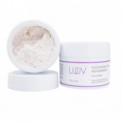 Luuv Natural Deeply Moisturizing Body Cream with Plum Oil Natūralus giliai drėkinantis kūno kremas su slyvų aliejumi 200ml