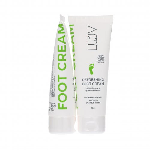 Luuv Refreshing Foot Cream Gaivinamasis pėdų kremas 70ml