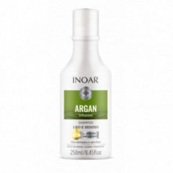 Inoar Argan Infusion Smooth and Silky Shampoo Glotnių ir švelnių plaukų šampūnas 500ml