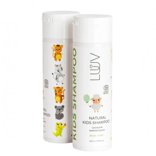 Luuv Natural Kids Shampoo Natūralus šampūnas vaikams 200ml