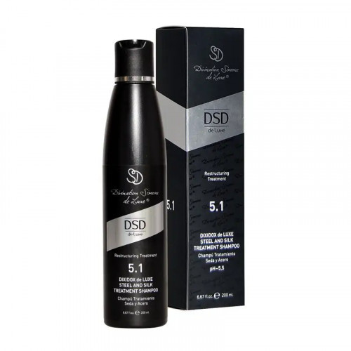 DSD de Luxe 5.1 Intensive Shampoo With Silk Intensyvus šampūnas su šilku 200ml