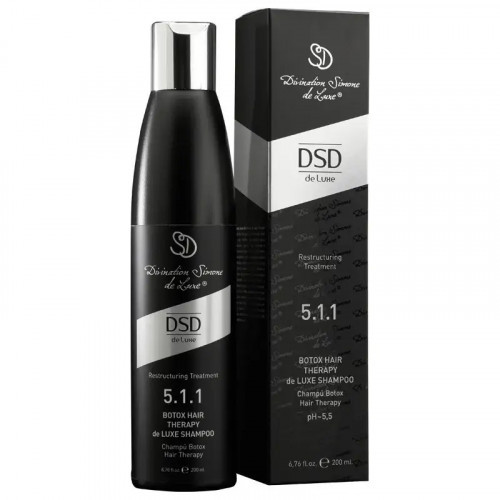 DSD de Luxe 5.1.1 Botox Hair Therapy Shampoo Plaukų šampūnas su botoksu 200ml