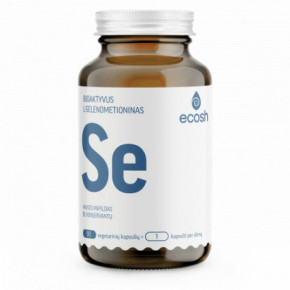 Ecosh Selenium Bioaktiivne seleen 90 kapslit