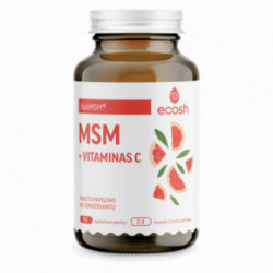 Ecosh MSM + Vitamin C Maisto papildas MSM + vitaminas C 160 kapsulių