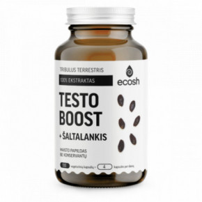 Ecosh Testoboost Maisto papildas vyrų reprodukcinei sistemai 130 kapsulių