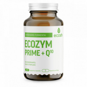 Ecosh Ecozym Prime + CoQ10 Koensüümi Q10 sisaldav toidulisand 90 kapslit