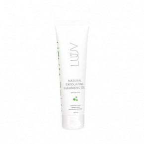 Luuv Natural Exfoliating Cleansing Gel with Bamboo Looduslik kooriv näopesugeel, koorivate osakestega 100ml