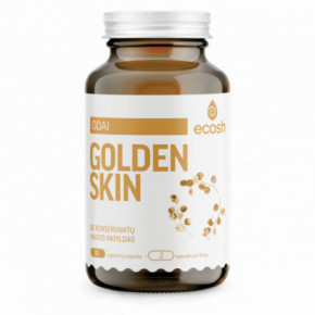 Ecosh Golden Skin Maisto papildas grožiui ir odai 90 kapsulių