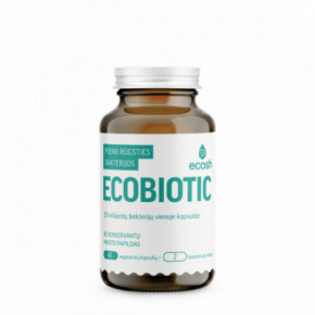 Ecosh Ecobiotic Lactic Acid Bacteria Laktobaktērijas 40 kapsulas