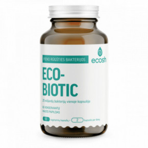 Ecosh Ecobiotic Lactic Acid Bacteria Pieno rūgšties bakterijos 90 kapsulių