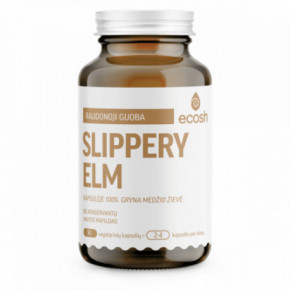 Ecosh Slippery Elm Maisto papildas virškinimui 90 kapsulių
