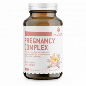 Ecosh Pregnancy Complex Maisto papildas nėštumui ir žindymui 90 kapsulių