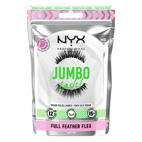 NYX Professional Makeup Jumbo Lash! Vegan False Lashes Dirbtinės blakstienos 01 Extension Clusters