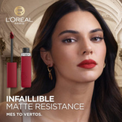 L'Oréal Paris Infaillible Le Matte Resistance Matiniai lūpų dažai 30g