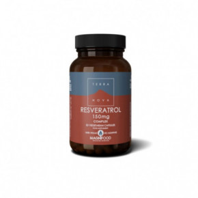 Terranova Resveratrol 150 mg Complex Resveratrolio 150 mg kompleksas 100 kapsulių