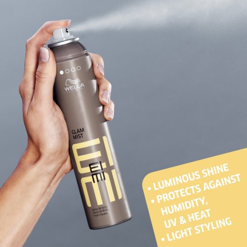 Wella Professionals Eimi Glam Mist Shine Spray Purškiamas plaukų lakas/blizgesys 200ml