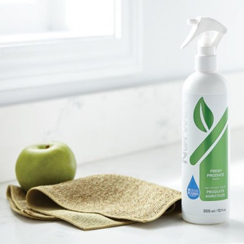 Norwex Veggie and Fruit Scrub Cloth Dvipusis audinys daržovėms ir vaisiams valyti 1 vnt.