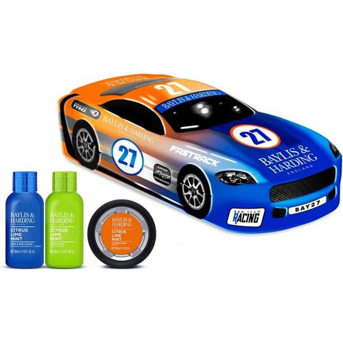 Baylis & Harding Car Tin Gift Set Kūno priežiūros priemonių rinkinys vyrams