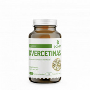 Ecosh Quercetin FlaviPure® With Vitamin C Complex Kvertsetiin FlaviPure koos C-vitamiini kompleksiga 40 kapsulit