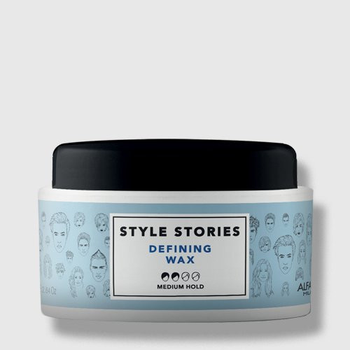 AlfaParf Milano Style Stories Defining Wax Vidutinės fiksacijos vaškas 75ml