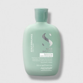 AlfaParf Milano SDL SCALP Rebalance Balancing Low Shampoo Tasakaalustav värvikaitsega šampoon rasusele peanahale 250ml