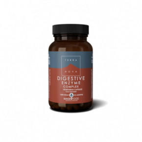 Terranova Digestive Enzyme Complex Virškinimo fermentai 100 kapsulių