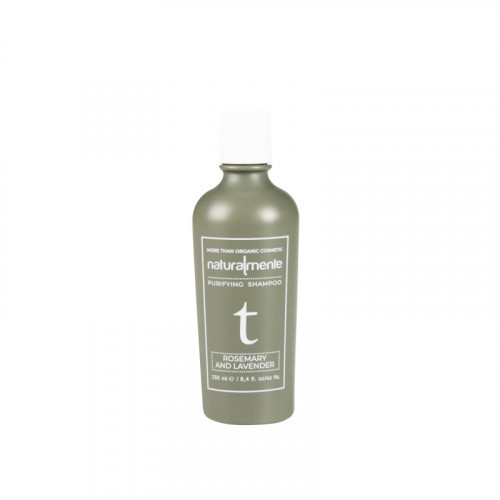 Naturalmente Purifying Rosemary and Lavender Shampoo Rozmarinų ir levandų šampūnas 250ml