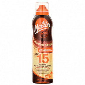 Malibu Continuous Dry Oil Spray SPF15 Pihustatav kaitsekreem 175ml