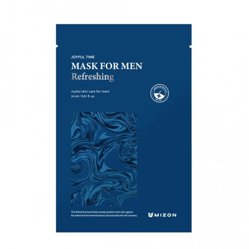 Mizon Joyful Time Refreshing Mask for Men Gaivinanti veido kaukė vyrams 1 vnt.