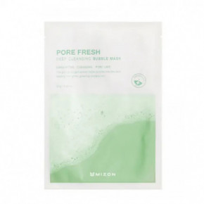 Mizon Pore Fresh Deep Cleansing Bubble Mask Sügavpuhastav näomask 1 tk