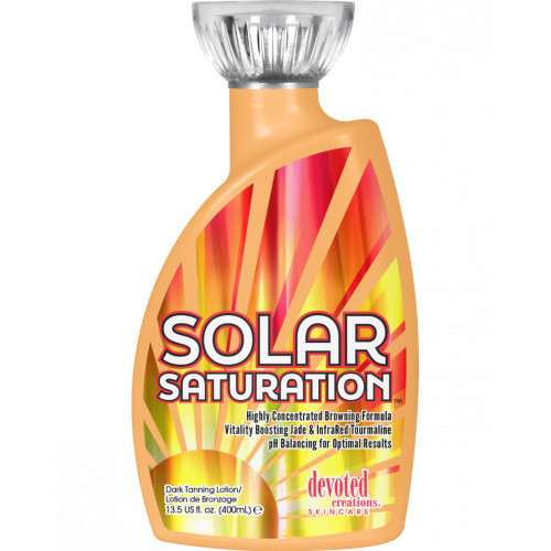 Devoted Creations Solar Saturation Dark Tanning Lotion Įdėgį skatinantis losjonas 400ml