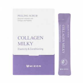 Mizon Collagen Milky Peeling Scrub Sejas skrubis 40 x 5g