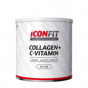 Iconfit Pure Collagen With C Vitamin Hidrolizētais kolagēns ar C vitamīnu 300g